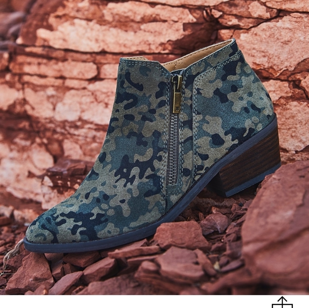 Lucky Brand Barstyn Camo Bootie